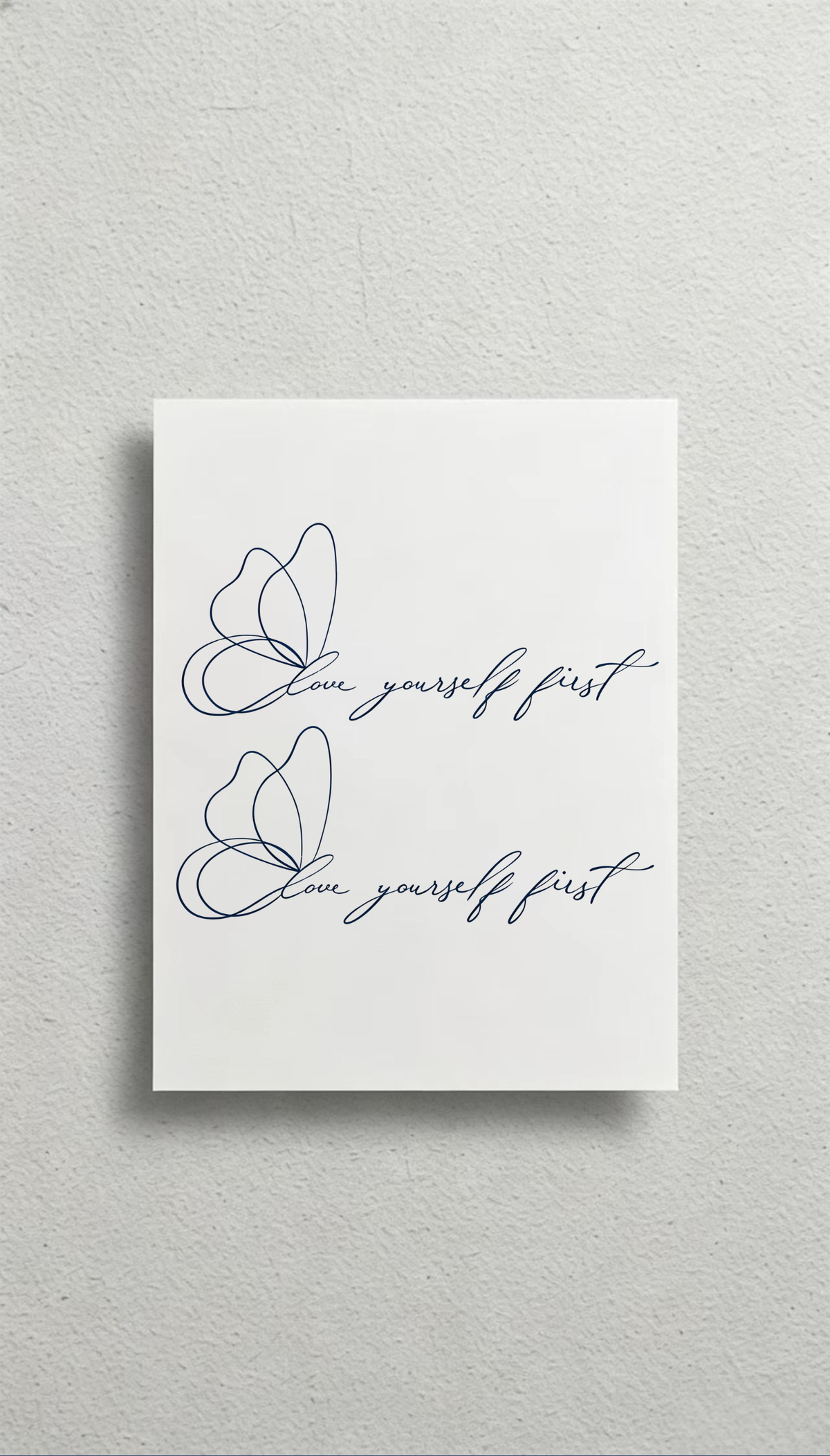 Love yourself first